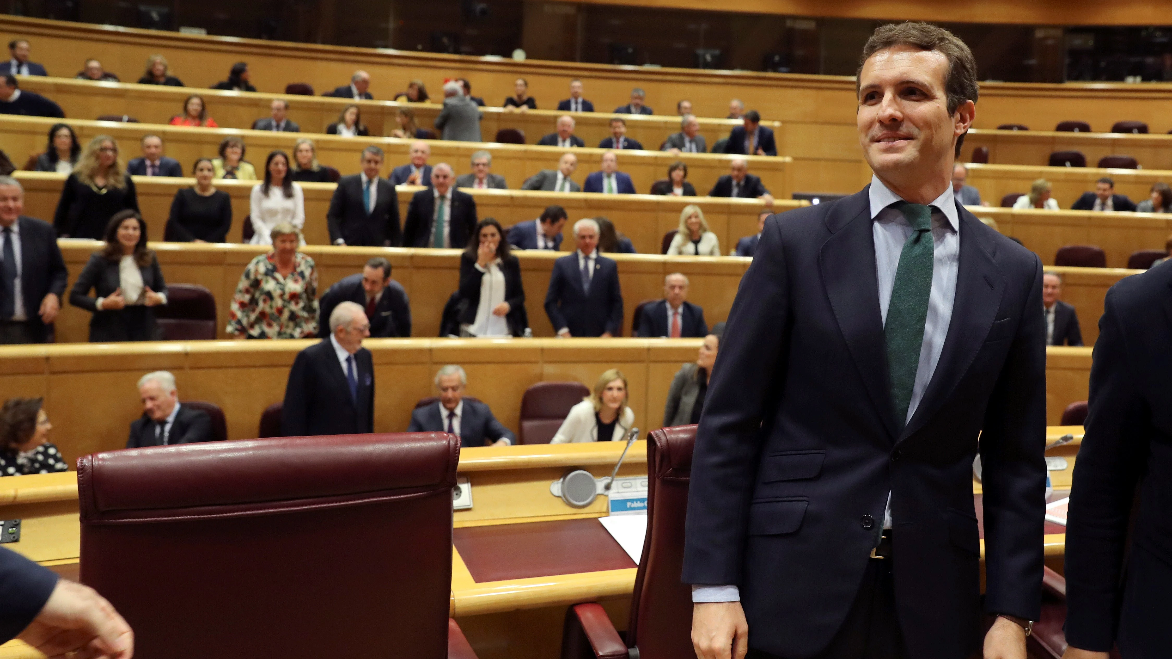 El líder del PP, Pablo Casado