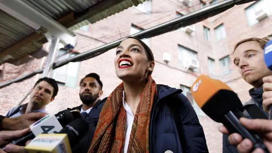 La candidata demócrata a la Cámara de Representantes por Nueva York, Alexandria Ocasio-Cortez La candidata demócrata a la Cámara de Representantes por Nueva York, Alexandria Ocasio-Cortez
