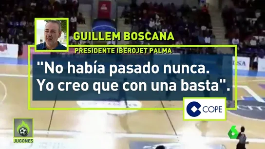 Polémicas declaraciones del presidente del Iberojet Palma: "Nunca vi un partido de LEB con dos mujeres de tres árbitros. Con una basta" Polémicas declaraciones del presidente del Iberojet Palma: "Nunca vi un partido de LEB con dos mujeres de tres árbitros. Con una basta"