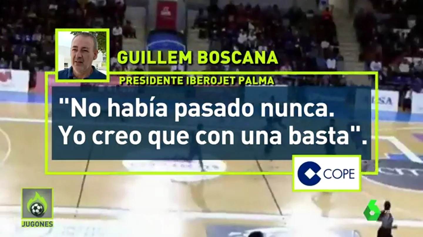 Polémicas declaraciones del presidente del Iberojet Palma: "Nunca vi un partido de LEB con dos mujeres de tres árbitros. Con una basta" Polémicas declaraciones del presidente del Iberojet Palma: "Nunca vi un partido de LEB con dos mujeres de tres árbitros. Con una basta"