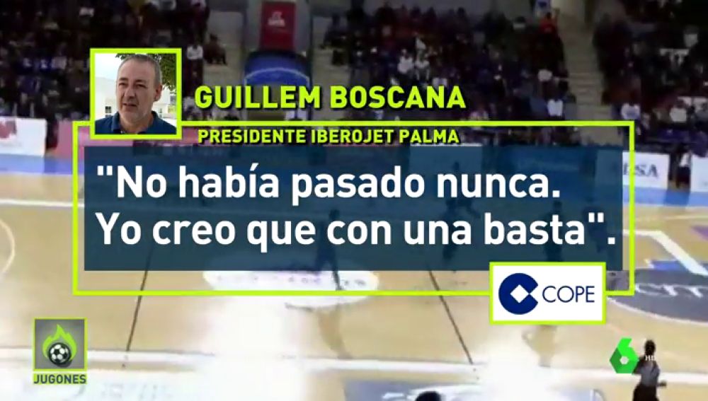 Polémicas declaraciones del presidente del Iberojet Palma: "Nunca vi un partido de LEB con dos mujeres de tres árbitros. Con una basta"