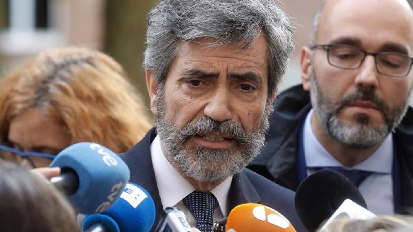 El presidente del Tribunal Supremo, Carlos Lesmes
