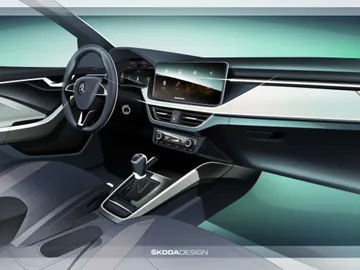 Interior del Skoda Scala Interior del Skoda Scala
