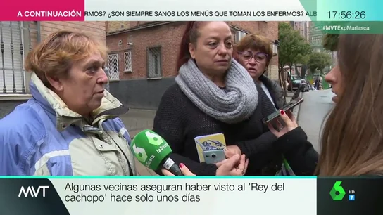 Las vecinas de 'el rey del cachopo' aseguran haberle visto tras su desaparición: "Hace 15 días me le encontré al volver de trabajar" Las vecinas de 'el rey del cachopo' aseguran haberle visto tras su desaparición: "Hace 15 días me le encontré al volver de trabajar"