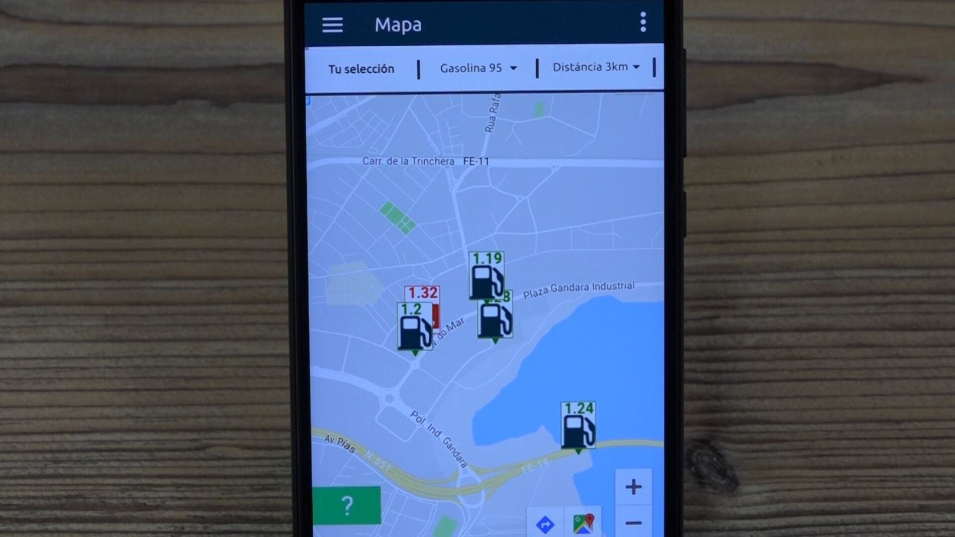 Gasolina m&aacute;s barata