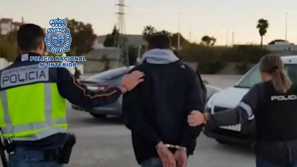 Imagen de uno de los buzos detenidos en Algeciras