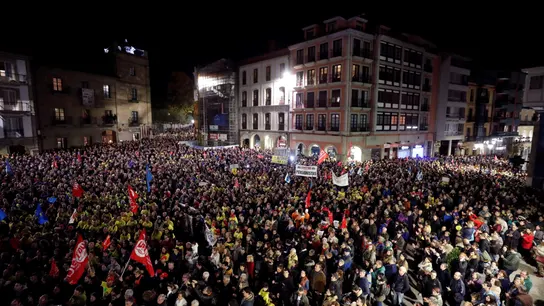 Manifestación convocada por la plantilla de Alcoa en Avilés Manifestación convocada por la plantilla de Alcoa en Avilés