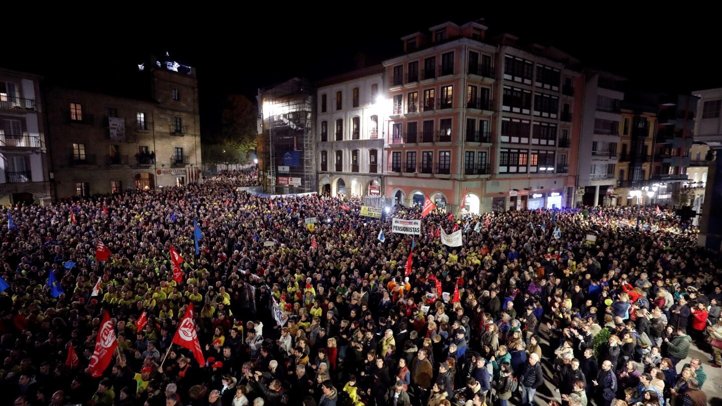 Manifestaci&oacute;n convocada por la plantilla de Alcoa en Avil&eacute;s