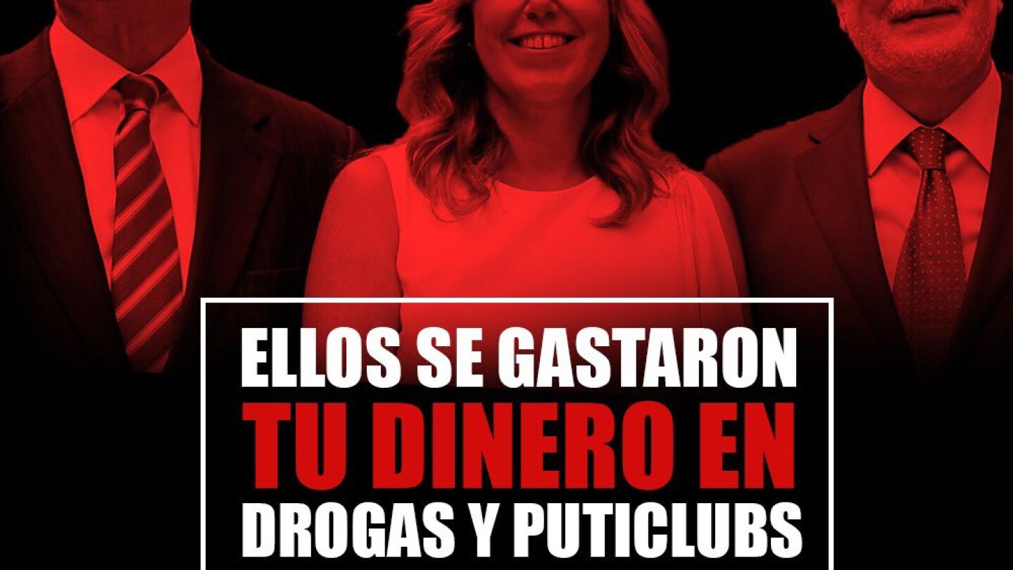 Uno de los carteles difundido por las juventudes del PP en Andaluc&iacute;a