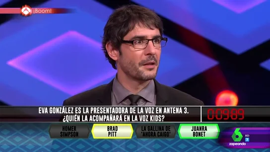 Juanra Bonet, al saber que presentará la Voz Kids Juanra Bonet, al saber que presentará la Voz Kids