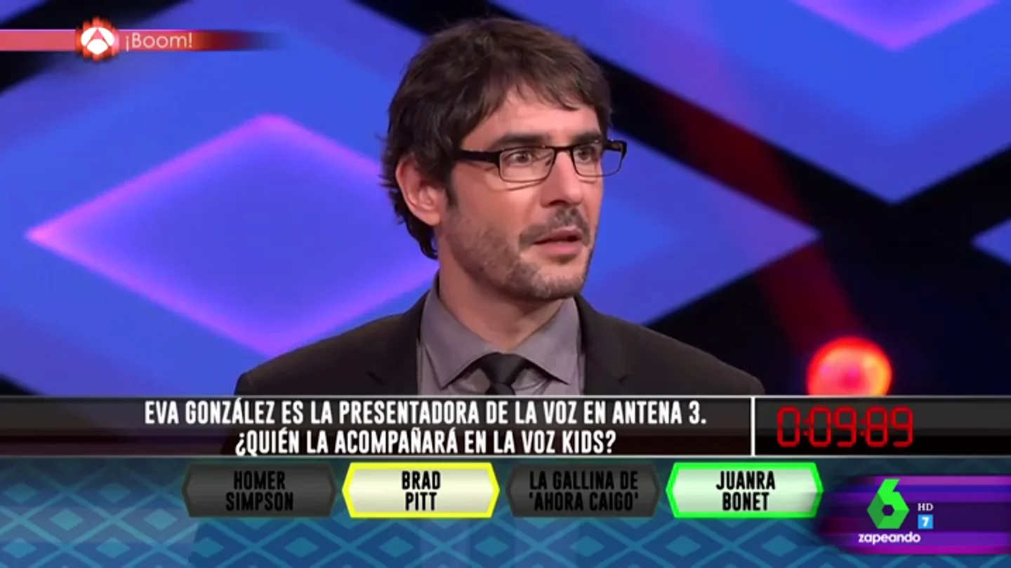 Juanra Bonet, al saber que presentará la Voz Kids Juanra Bonet, al saber que presentará la Voz Kids