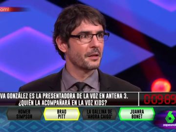 Juanra Bonet, al saber que presentará la Voz Kids Juanra Bonet, al saber que presentará la Voz Kids