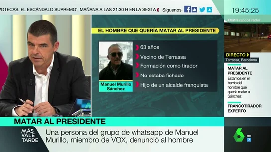 Hijo de un alcalde franquista, exatleta y sin antecedentes penales: detallamos el perfil del francotirador que quería matar a Sánchez Hijo de un alcalde franquista, exatleta y sin antecedentes penales: detallamos el perfil del francotirador que quería matar a Sánchez