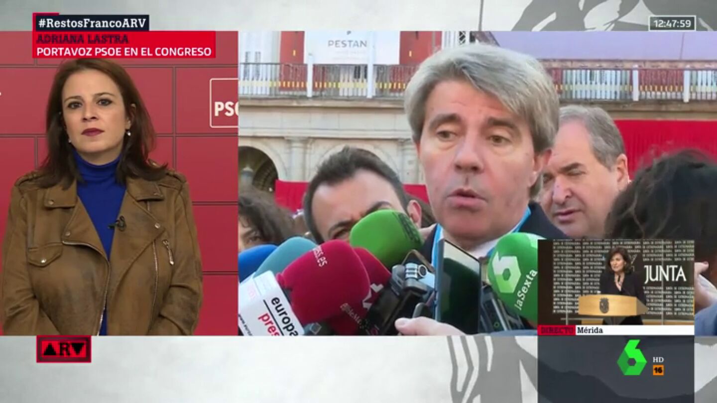 Adriana Lastra: "La Iglesia tiene la responsabilidad de impedir que la Almudena se convierta en un desfile fascista de exaltaci&oacute;n a Franco"