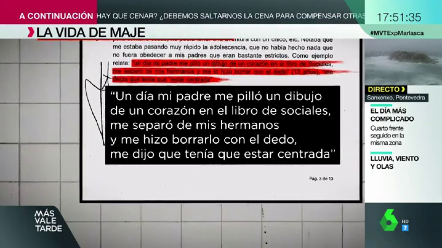 Buena estudiante, religiosa y muy familiar: as&iacute; fue la infancia de Maje, implicada en el crimen de Patraix