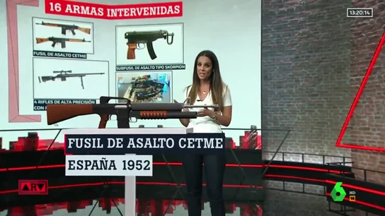 Estas son las armas que tenía el francotirador que quería matar a Sánchez: dos están terminantemente prohibidas Estas son las armas que tenía el francotirador que quería matar a Sánchez: dos están terminantemente prohibidas