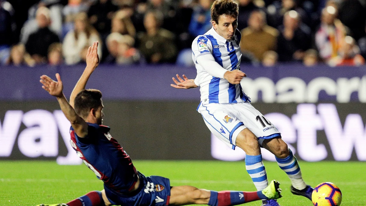 Odriozola, en una acción ante el Levante