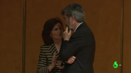Carlos Lesmes y Carmen Calvo Carlos Lesmes y Carmen Calvo