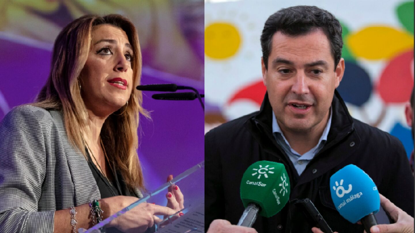 Susana D&iacute;az y Juanma Moreno