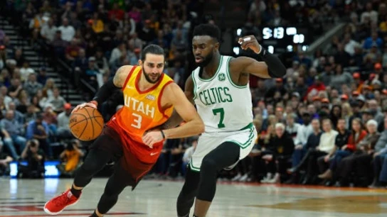 Ricky Rubio, en acción ante los Celtics Ricky Rubio, en acción ante los Celtics