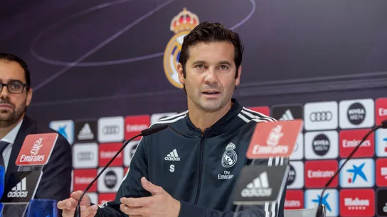 Santiago Solari, en rueda de prensa Santiago Solari, en rueda de prensa