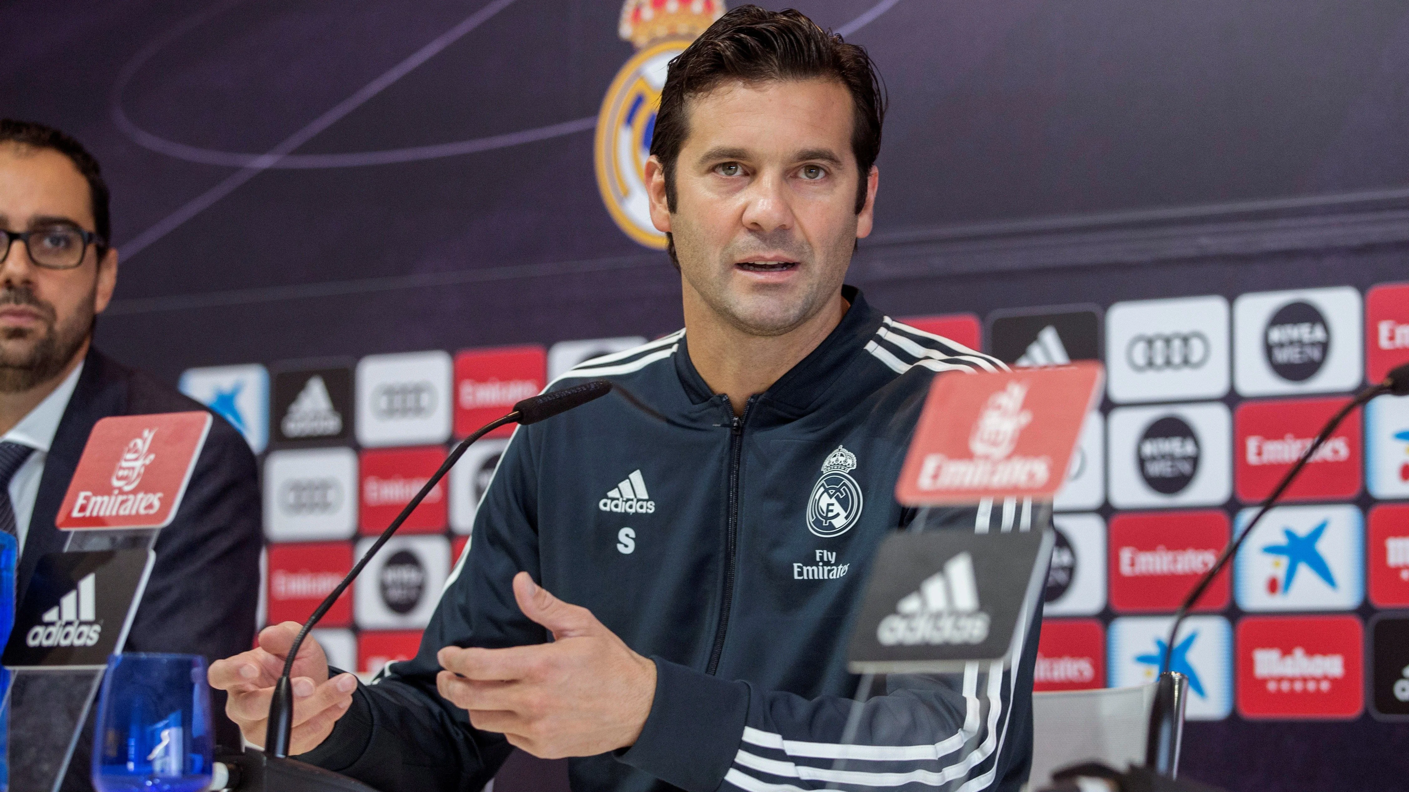 Santiago Solari, en rueda de prensa