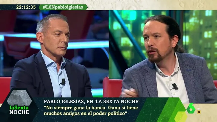 Pablo Iglesias en laSexta Noche Pablo Iglesias en laSexta Noche