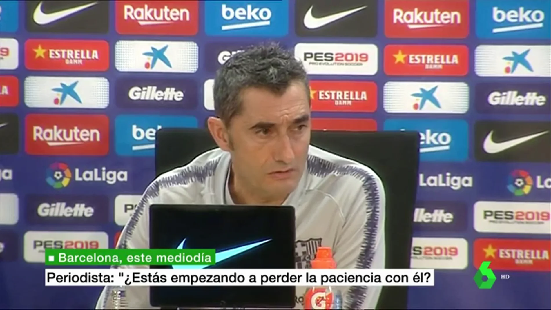 Valverde, sobre la ausencia de Dembélé: "¿Un castigo? No, cada uno puede interpretarlo como quiera"