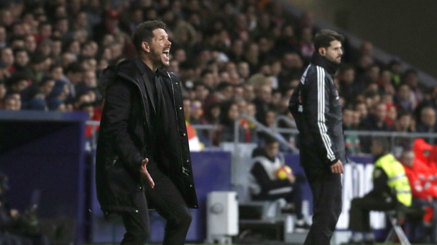 Simeone grita desde la banda