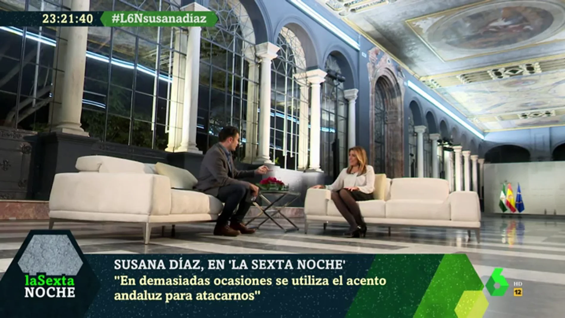 Susana Díaz: "No han encontrado ni una mancha en mi Gobierno en cinco años"