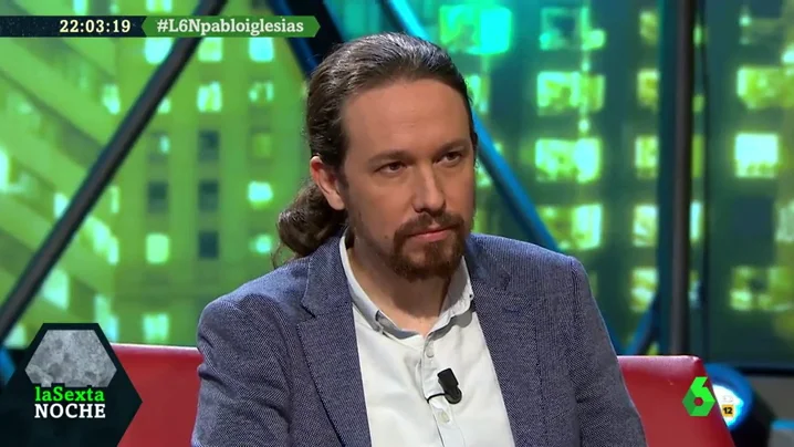 El secretario general de Podemos, Pablo Iglesias