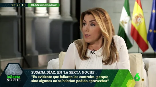 Susana Díaz hace autocrítica sobre el caso de los ERE: "Fallaron los controles evidentemente" Susana Díaz hace autocrítica sobre el caso de los ERE: "Fallaron los controles evidentemente"