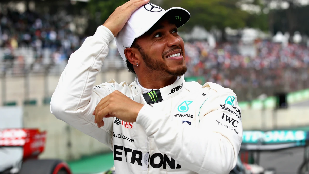 Lewis Hamilton, en Brasil