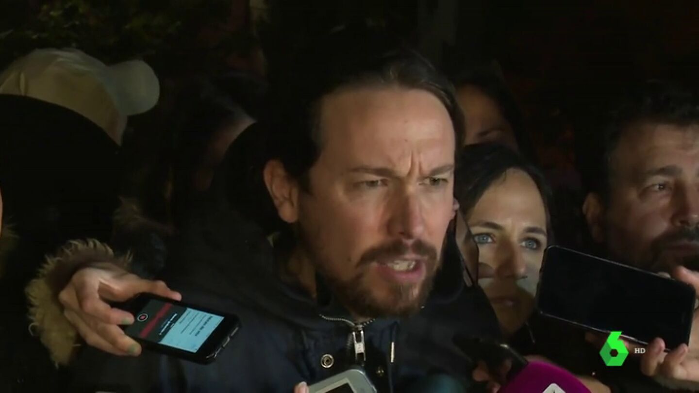 El l&iacute;der de Podemos, Pablo Iglesias