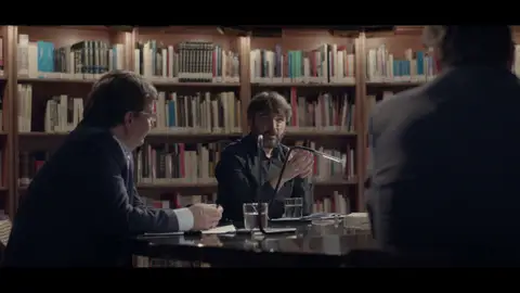 Jordi Évole y Guillermo Fernández Vara en Salvados Jordi Évole y Guillermo Fernández Vara en Salvados