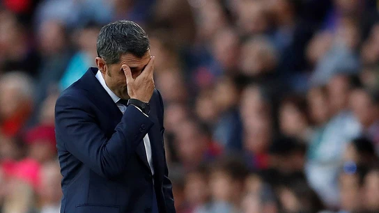Ernesto Valverde, en el Camp Nou Ernesto Valverde, en el Camp Nou