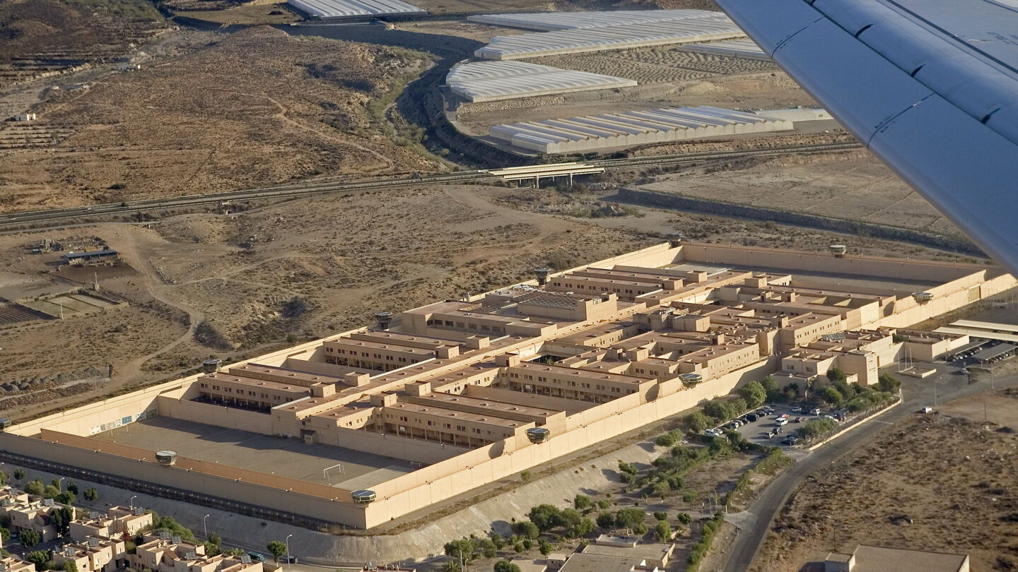 Vista a&eacute;rea del centro penitenciario almeriense El Acebuche.