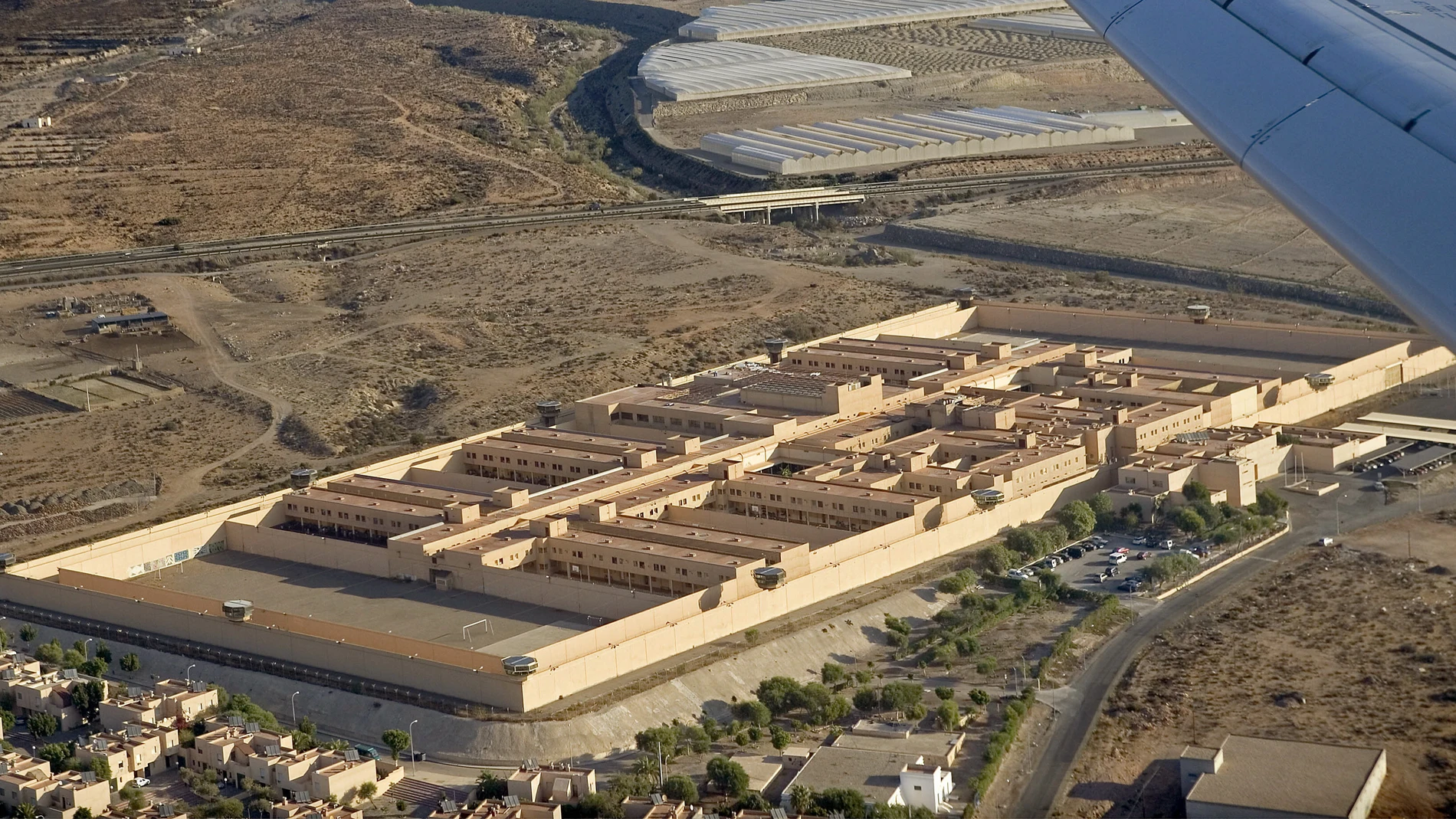Vista aérea del centro penitenciario almeriense El Acebuche.