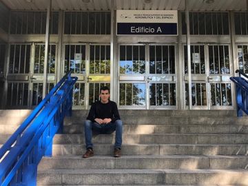 David García, un ourensano de 23 años estudiante del segundo curso del Máster Universitario en Ingeniería Aeronáutica David García, un ourensano de 23 años estudiante del segundo curso del Máster Universitario en Ingeniería Aeronáutica