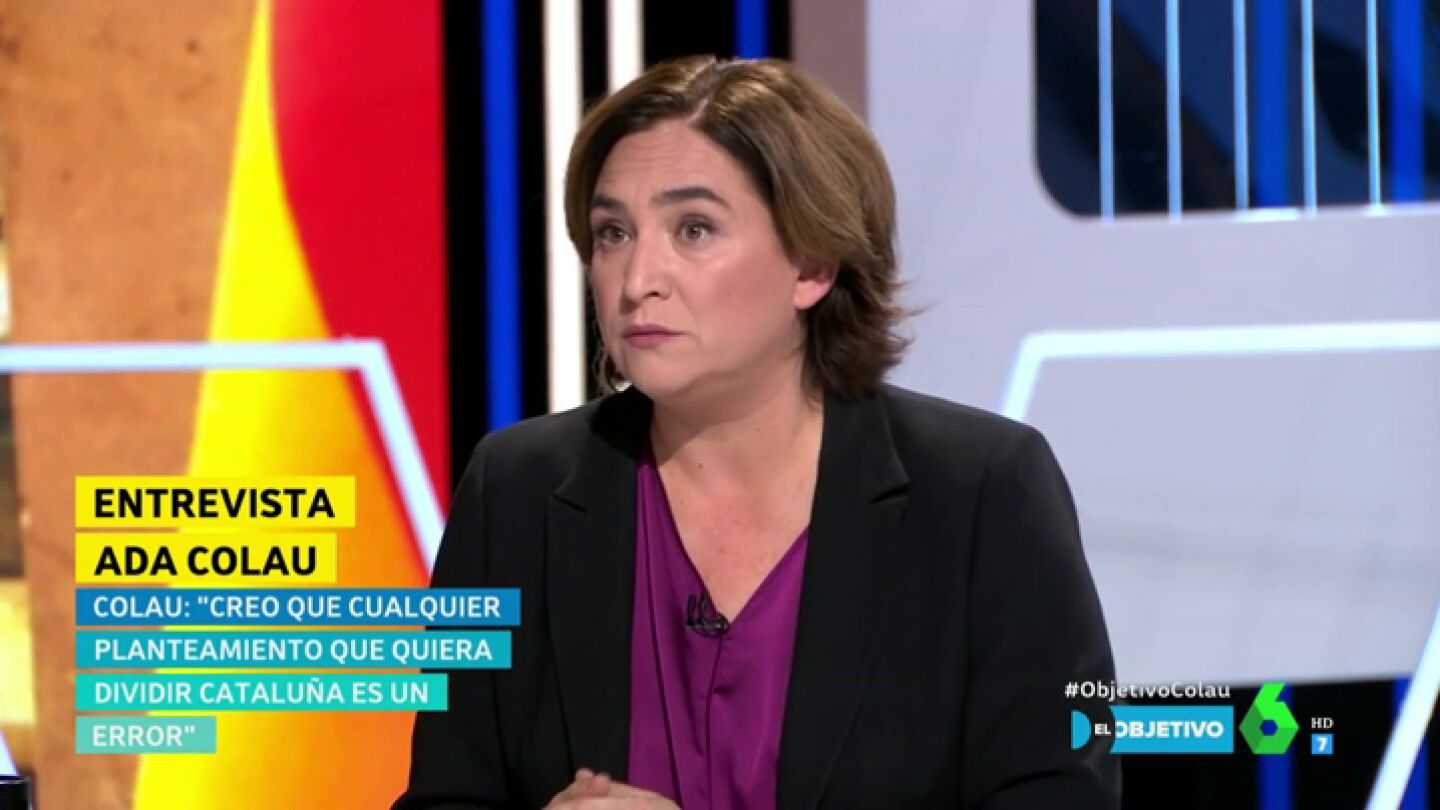 La cr&iacute;tica de Colau al sector independentista: "La v&iacute;a unilateral ha provocado tensi&oacute;n y par&aacute;lisis y de eso no se puede responsabilizar al Estado"