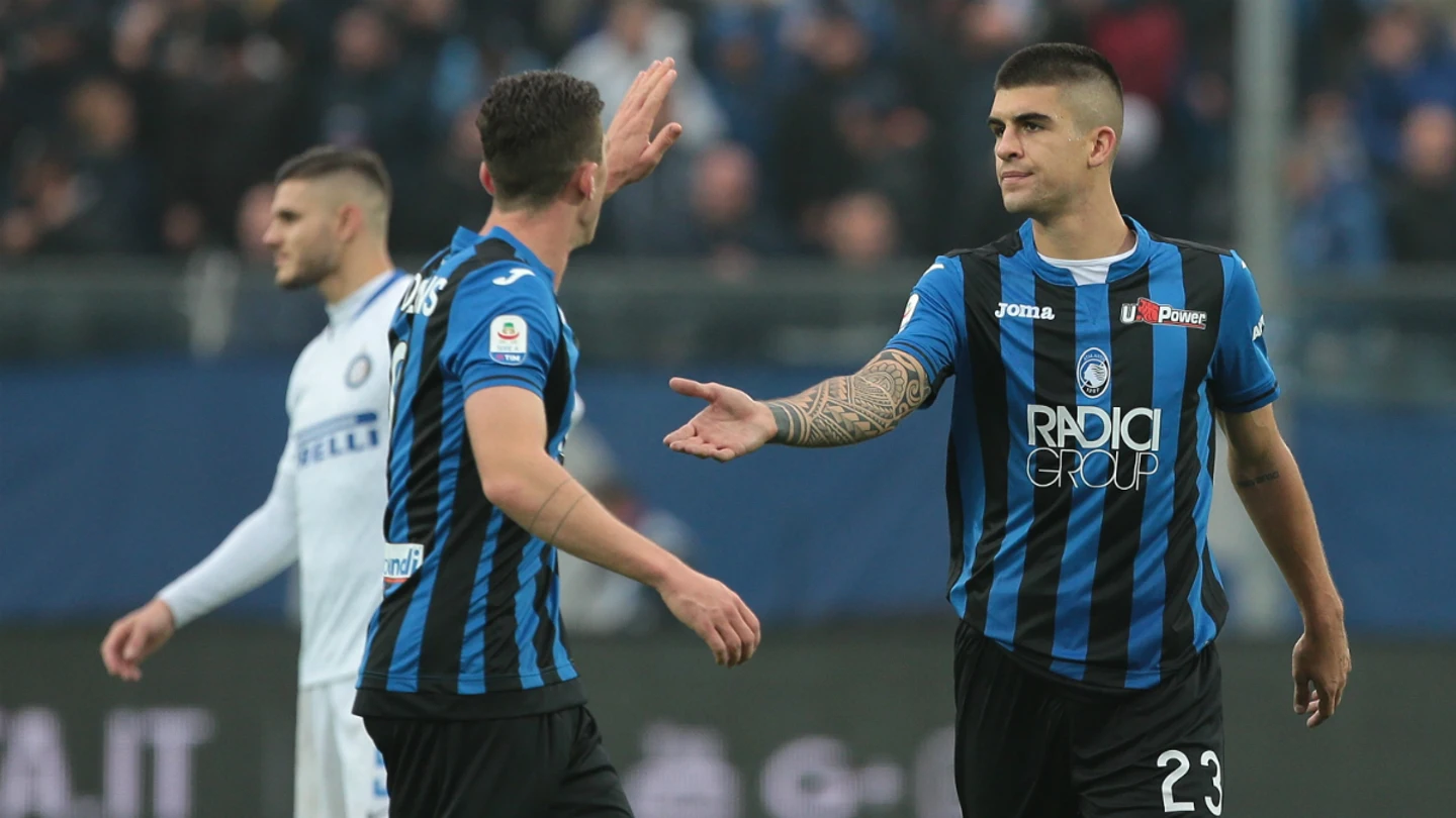 El Atalanta celebra un gol contra el Inter El Atalanta celebra un gol contra el Inter