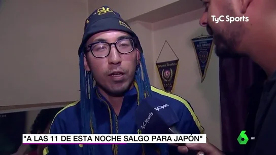 Un japonés viaja de Tokio a Buenos Aires para ver el Boca - River y se tiene que volver a casa tras aplazarse el partido Un japonés viaja de Tokio a Buenos Aires para ver el Boca - River y se tiene que volver a casa tras aplazarse el partido