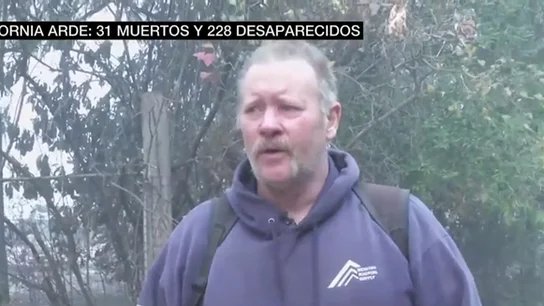 El impactante testimonio de uno de los testigos del incendio de California: "Vi cómo la gente huía en el coche y moría en la carretera" El impactante testimonio de uno de los testigos del incendio de California: "Vi cómo la gente huía en el coche y moría en la carretera"