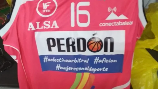 La camiseta de disculpa del Iberojet Palma La camiseta de disculpa del Iberojet Palma