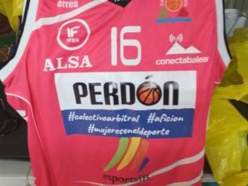 La camiseta de disculpa del Iberojet Palma La camiseta de disculpa del Iberojet Palma
