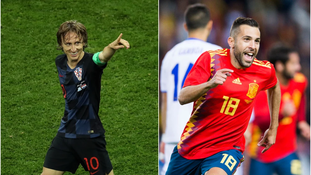 Croacia - España, partido de la Nations League