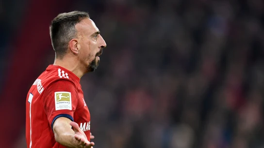 Ribery, durante un partido del Bayern Ribery, durante un partido del Bayern