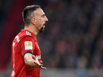 Ribery, durante un partido del Bayern Ribery, durante un partido del Bayern