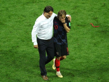 Daric, con Modric durante el Mundial de Rusia Daric, con Modric durante el Mundial de Rusia