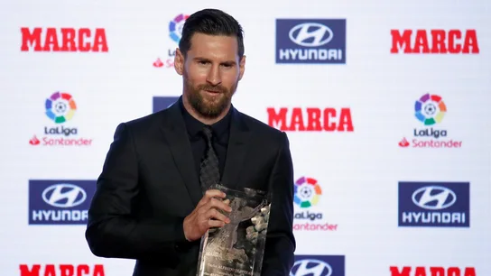 Leo Messi, Pichichi de la pasada temporada Leo Messi, Pichichi de la pasada temporada
